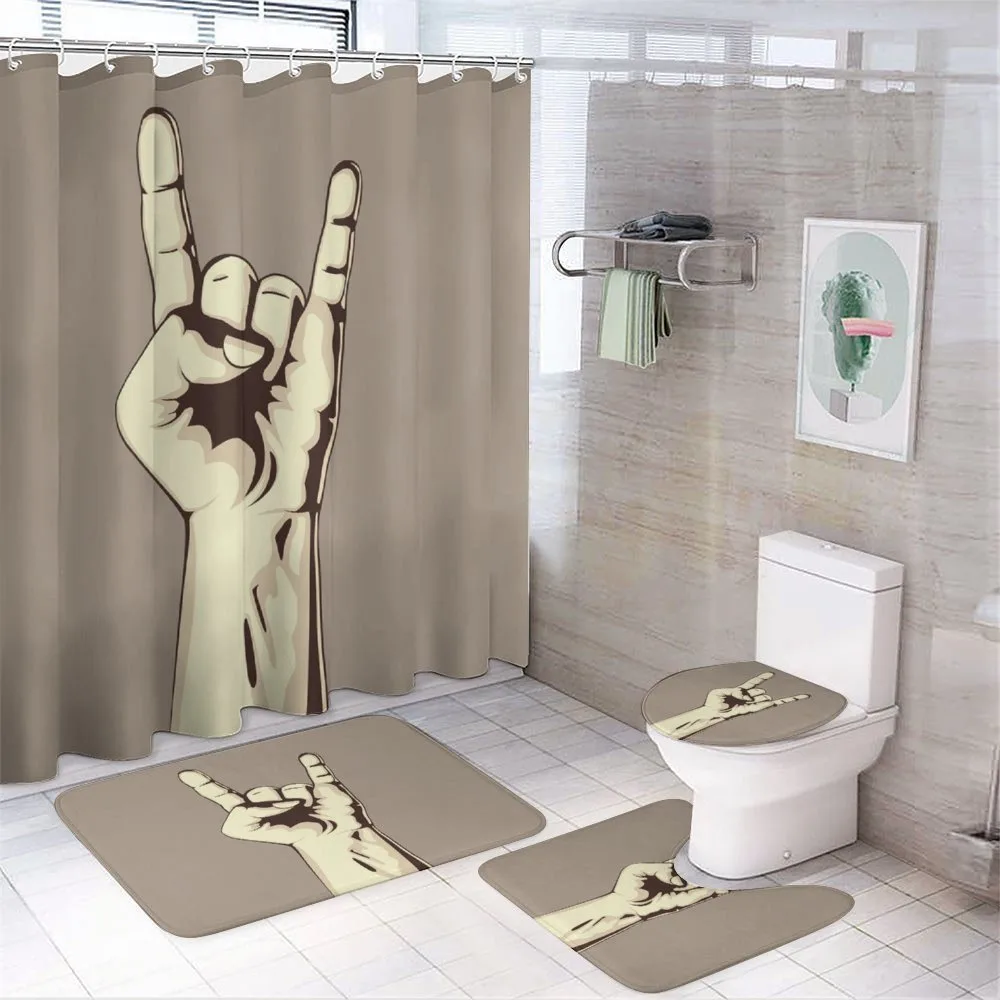 Hand Sign Vintage — 4-Piece Bathroom Set preview