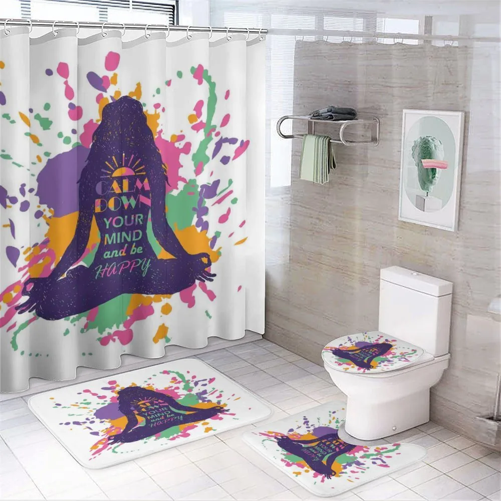 Happy Words Calm — 4-Piece Bathroom Set preview