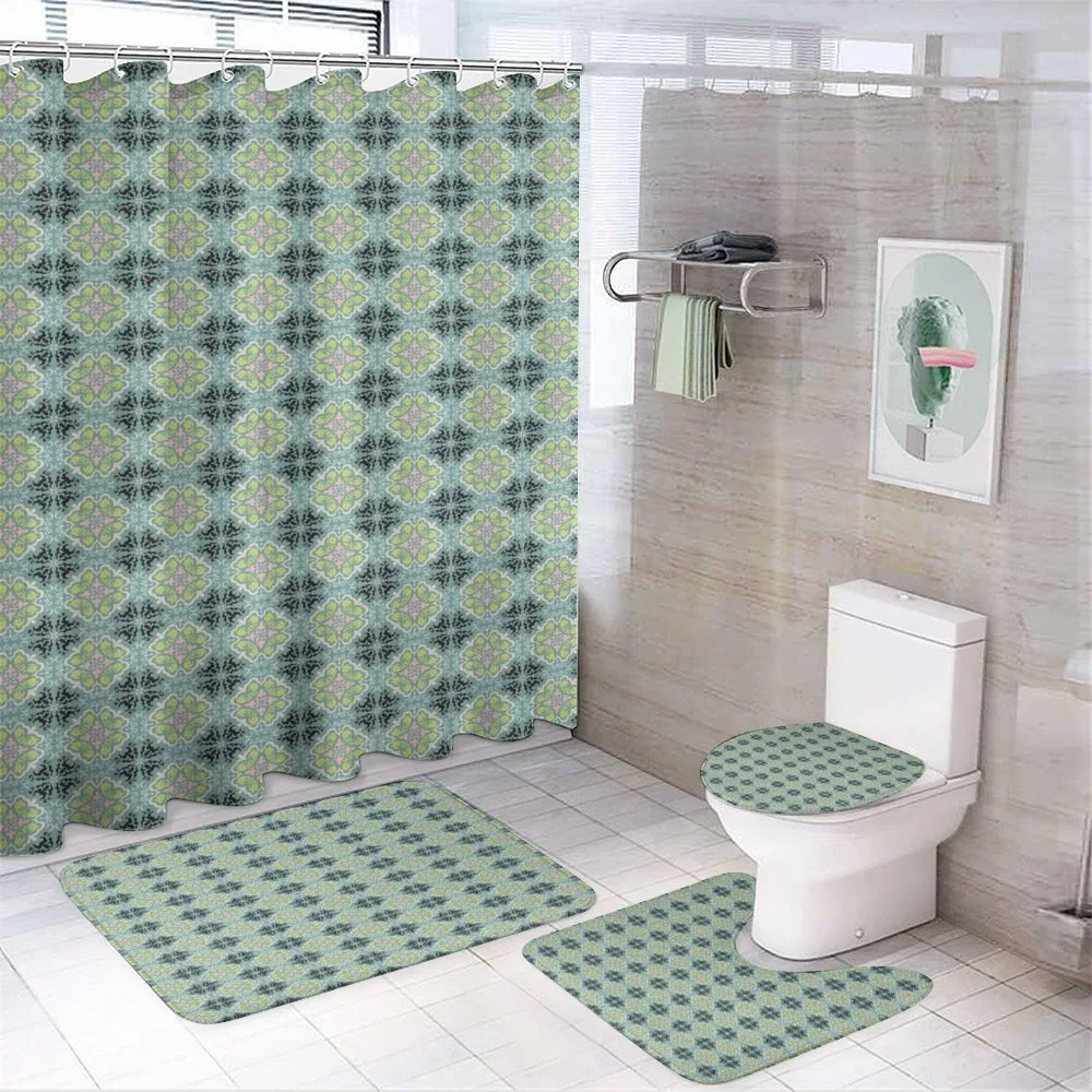 Mediterrenean Tile Inspired — 4-Piece Bathroom Set preview