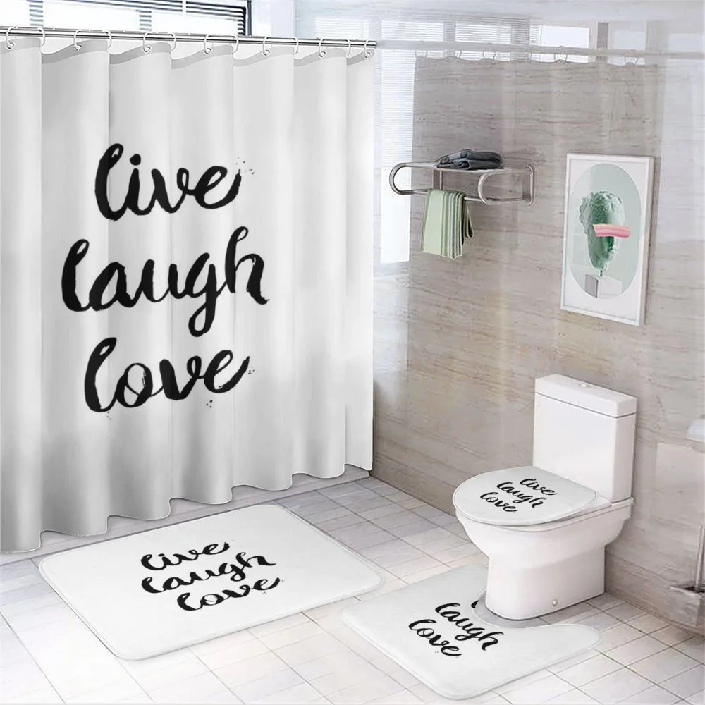 Retro Words — 4-Piece Bathroom Set preview