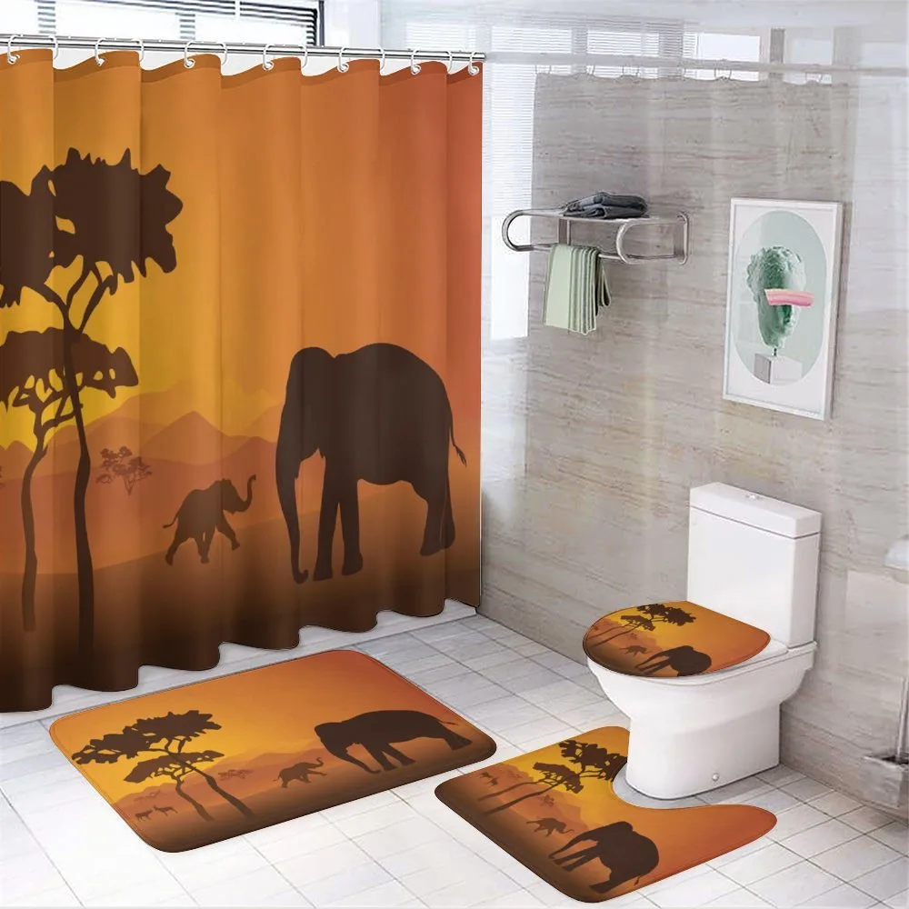 Savanna Mammals — 4-Piece Bathroom Set preview