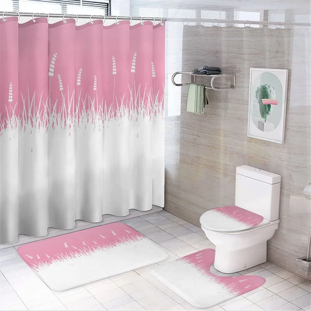 Bushes and Wheat Field — 4-Piece Bathroom Set preview