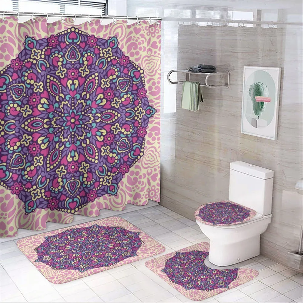 Floral Cosmos — 4-Piece Bathroom Set preview