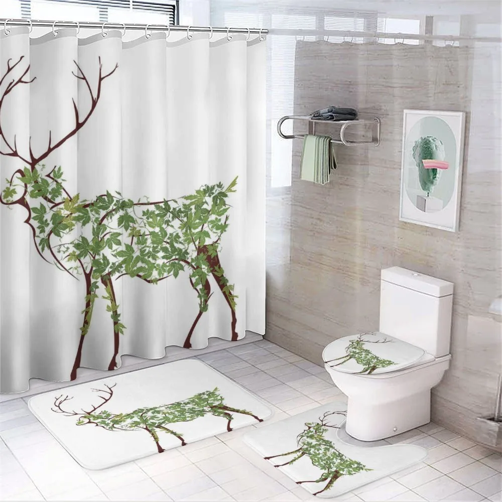 Garden Deer Celebration — 4-Piece Bathroom Set preview