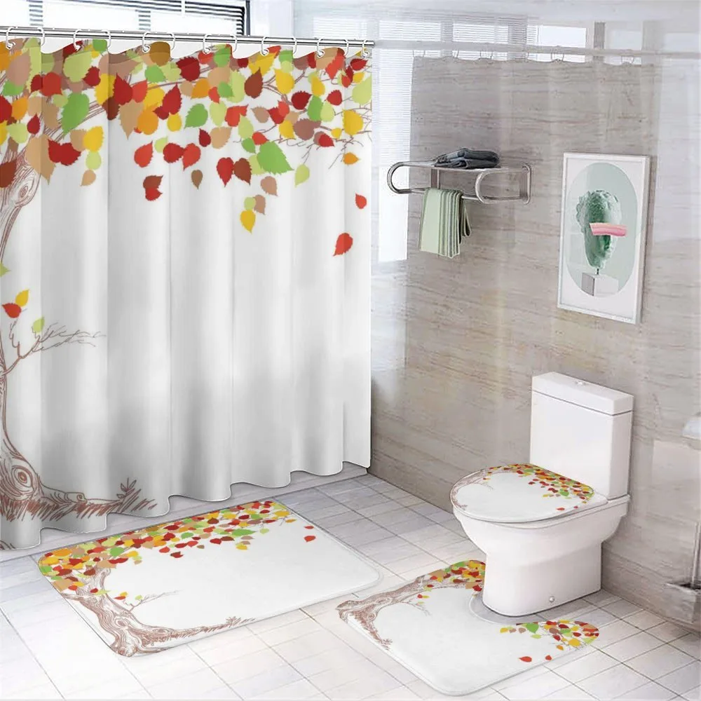 Mother Earth Theme Trees — 4-Piece Bathroom Set preview