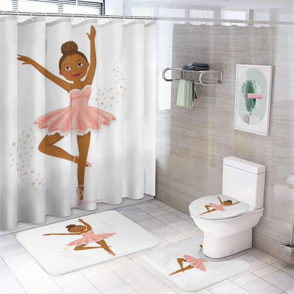 Ballerina Dancing Kids — 4-Piece Bathroom Set preview