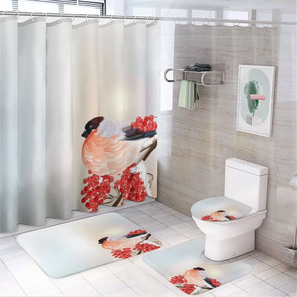 Christmas Themed Nature — 4-Piece Bathroom Set preview