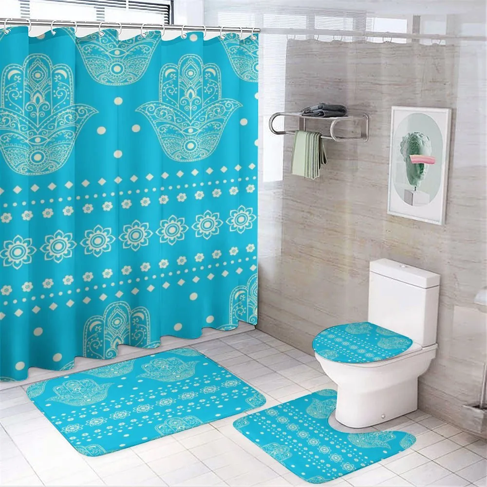 Eastern Cultural Floral — 4-Piece Bathroom Set preview
