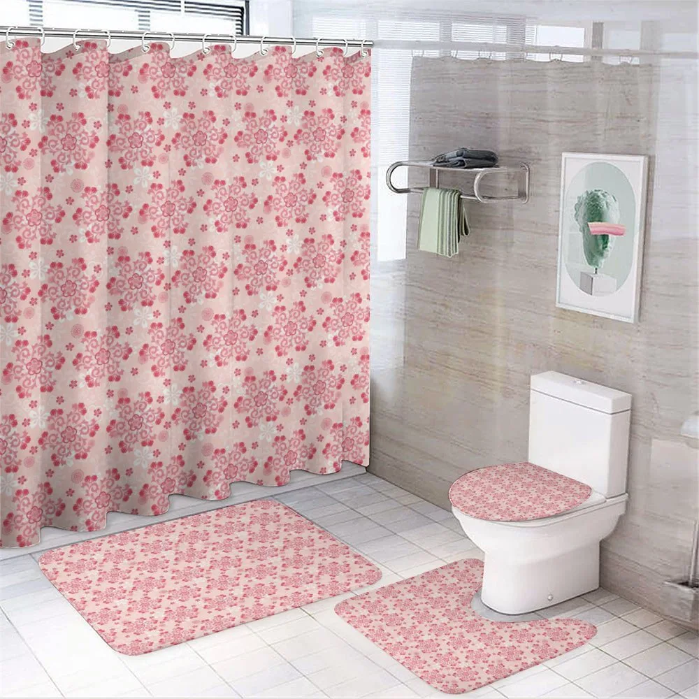 Vintage Curls — 4-Piece Bathroom Set preview