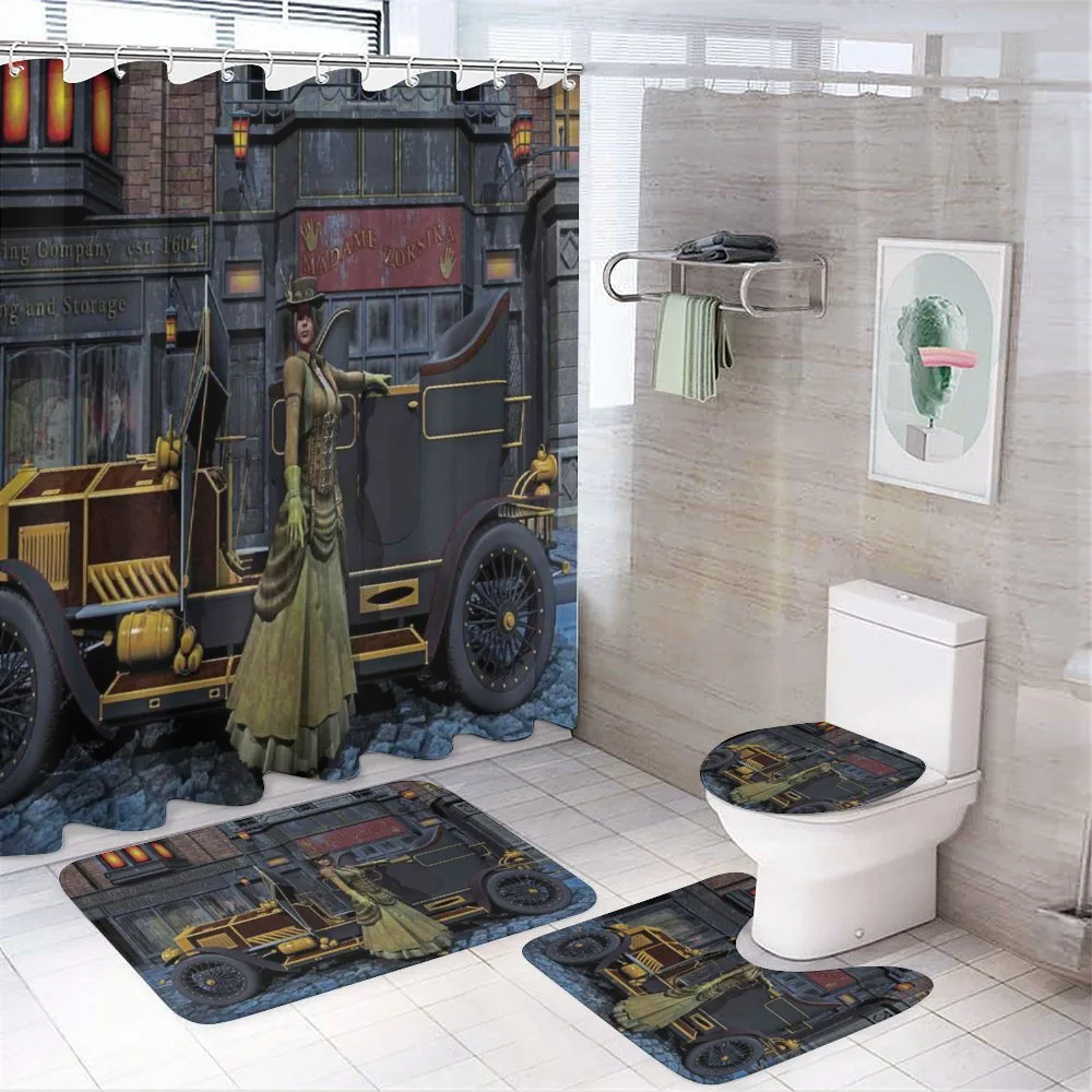 Vintage Victorian Lady — 4-Piece Bathroom Set preview