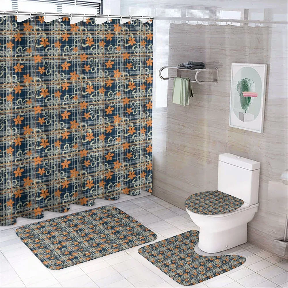 Vivid Flower Petals — 4-Piece Bathroom Set preview