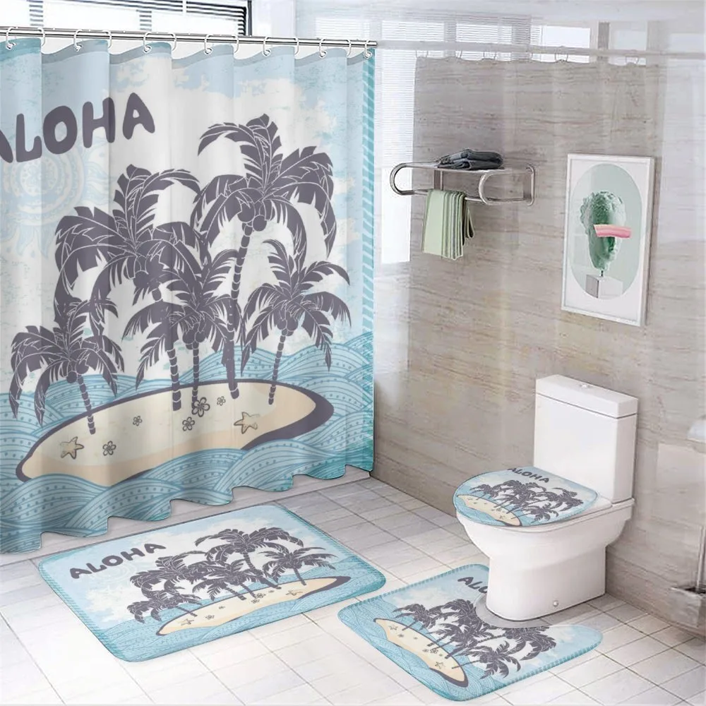 Hawaiian Island — 4-Piece Bathroom Set preview