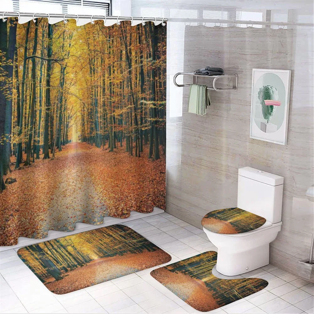 Romantic Alley Woods — 4-Piece Bathroom Set preview