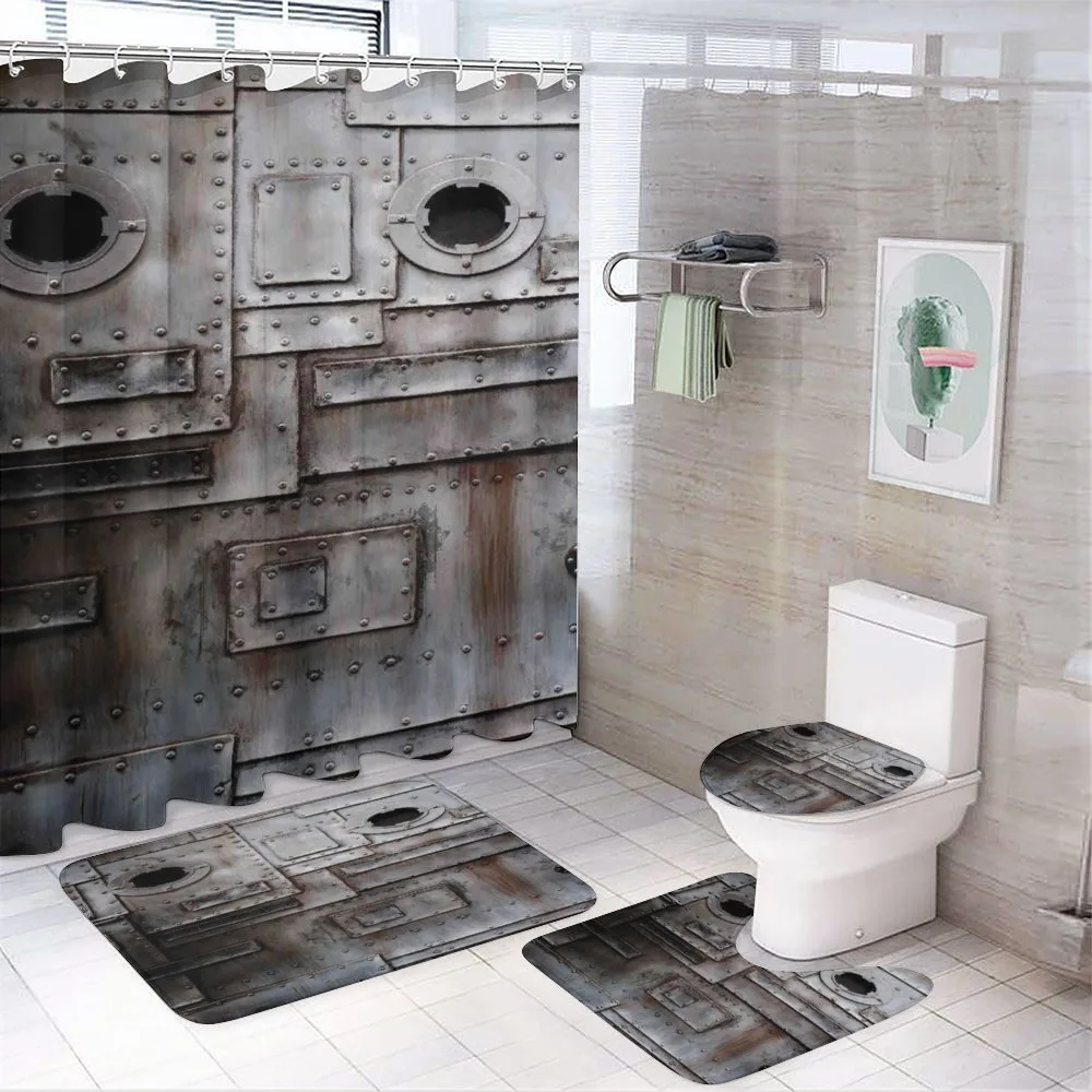 Rusty Grunge Retro — 4-Piece Bathroom Set preview