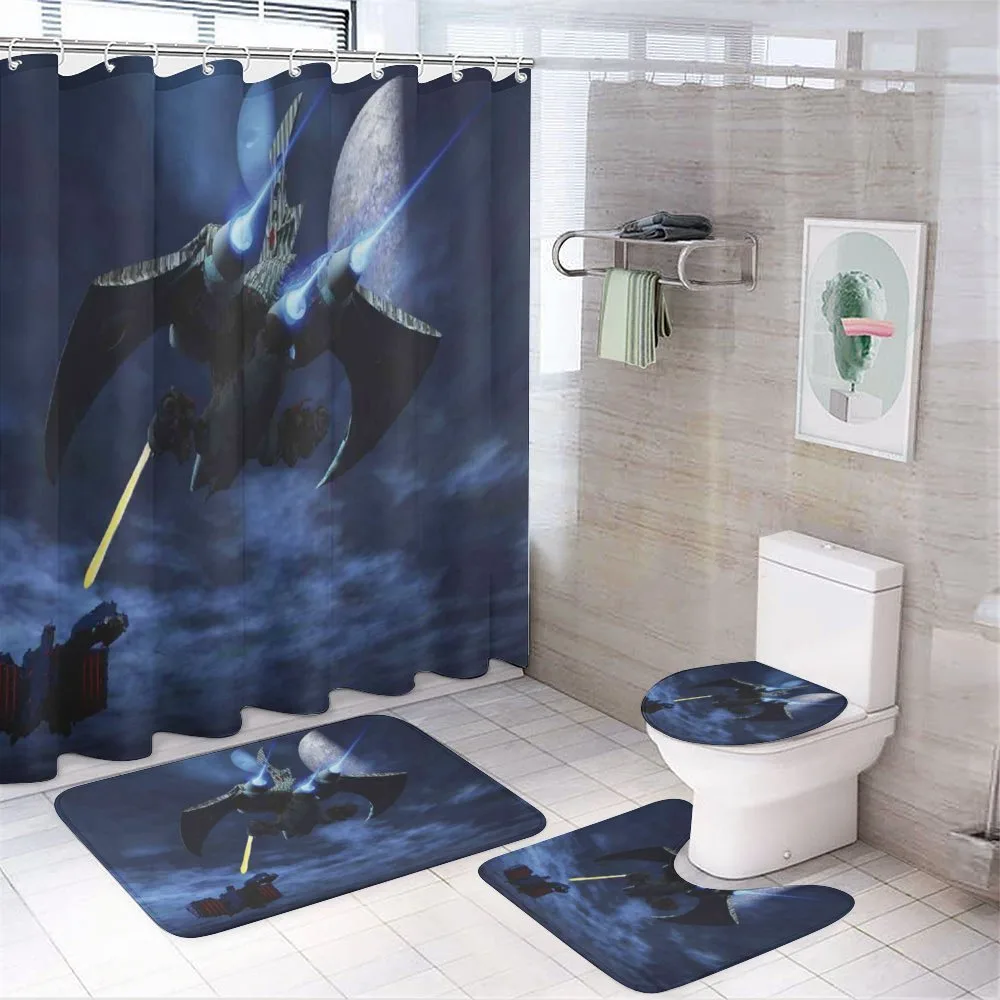 Spaceship Laser Beam — 4-Piece Bathroom Set preview