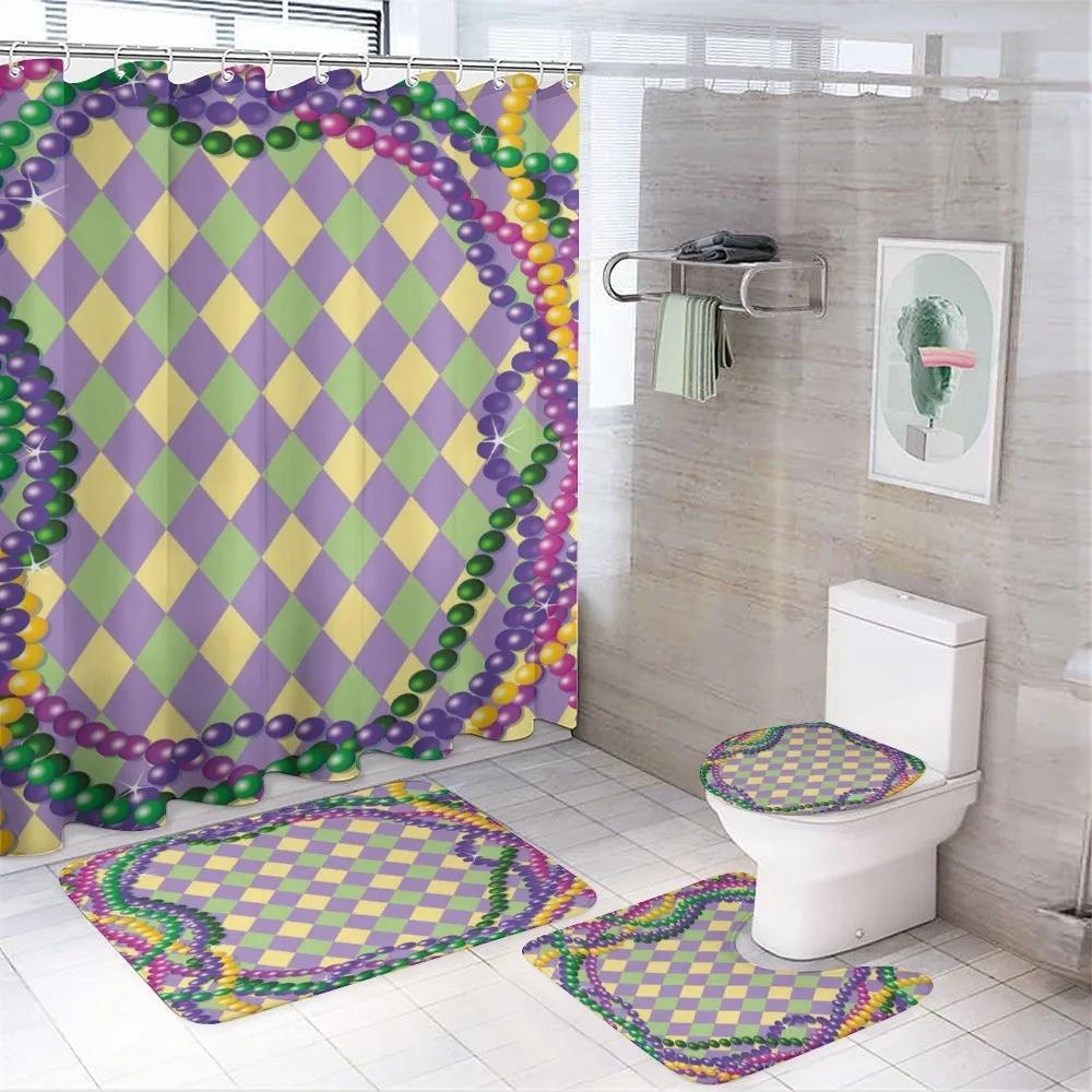 Vivid Graphic Style — 4-Piece Bathroom Set preview