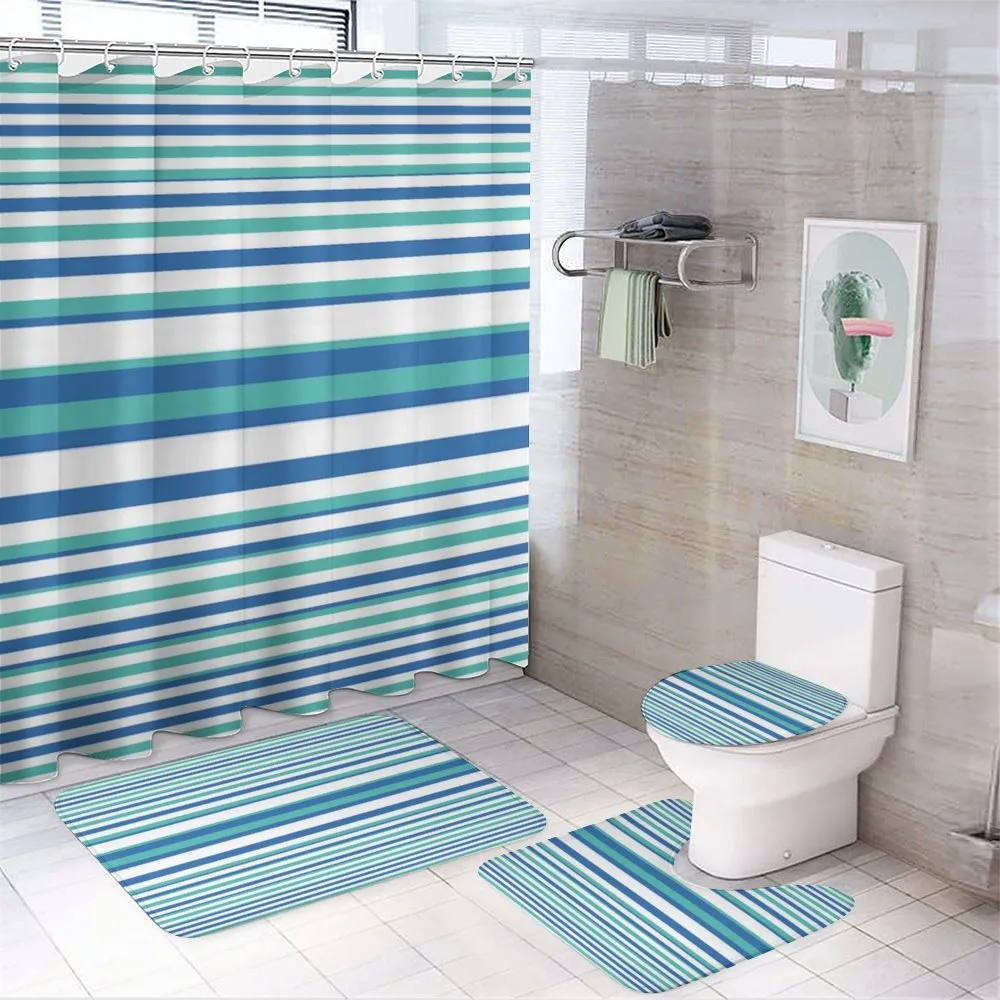 Abstract Round Mosaic Like 4-Piece Bathroom Set product video