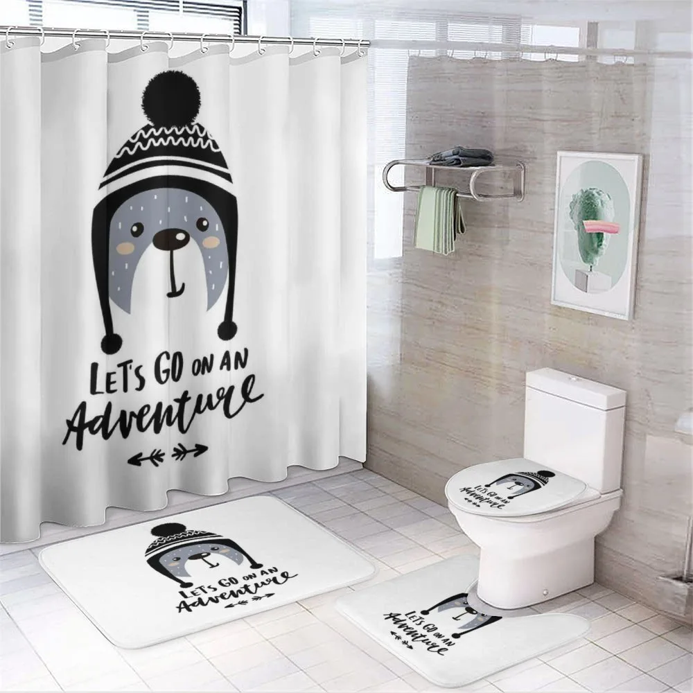 Baby Bear and Hat — 4-Piece Bathroom Set preview