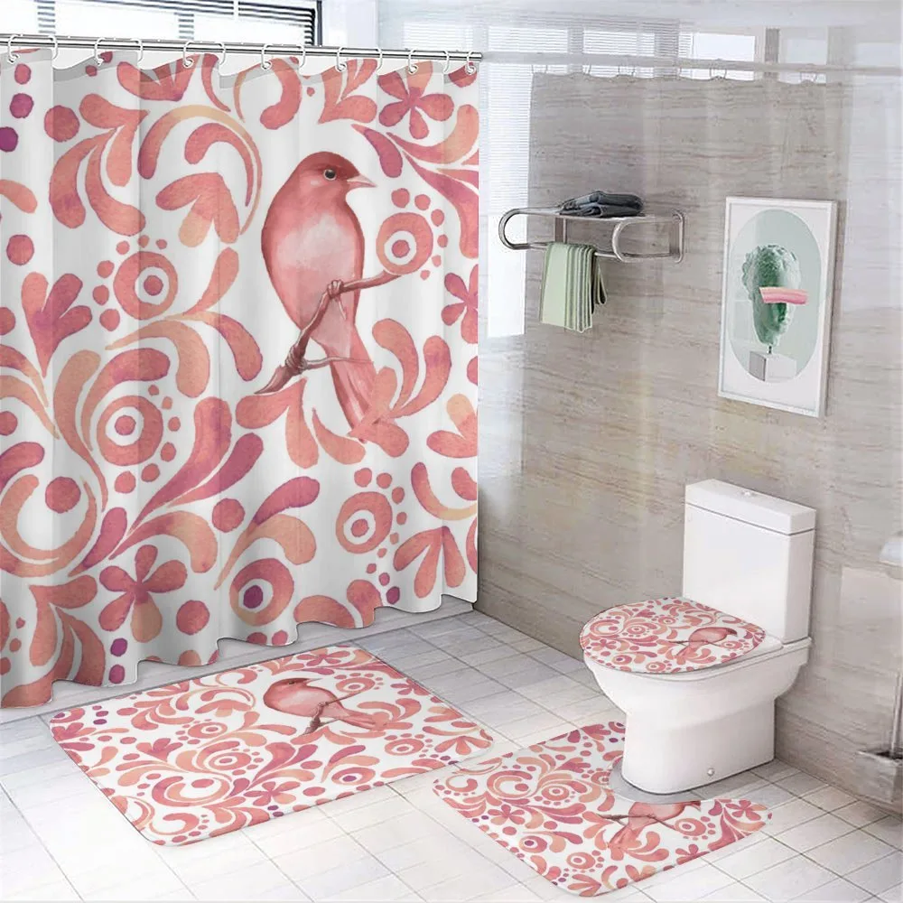 Bird on Branch — 4-Piece Bathroom Set preview