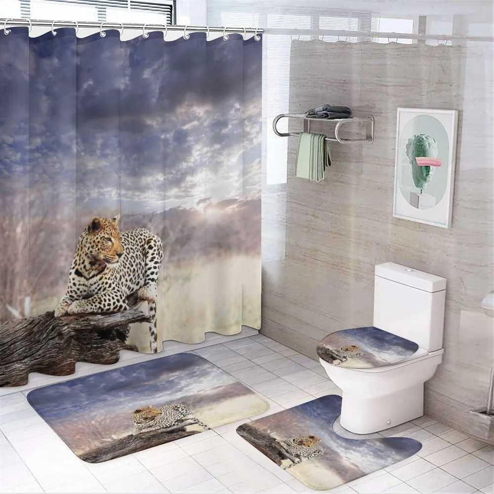 Cloudscape Sunset Scene — 4-Piece Bathroom Set preview