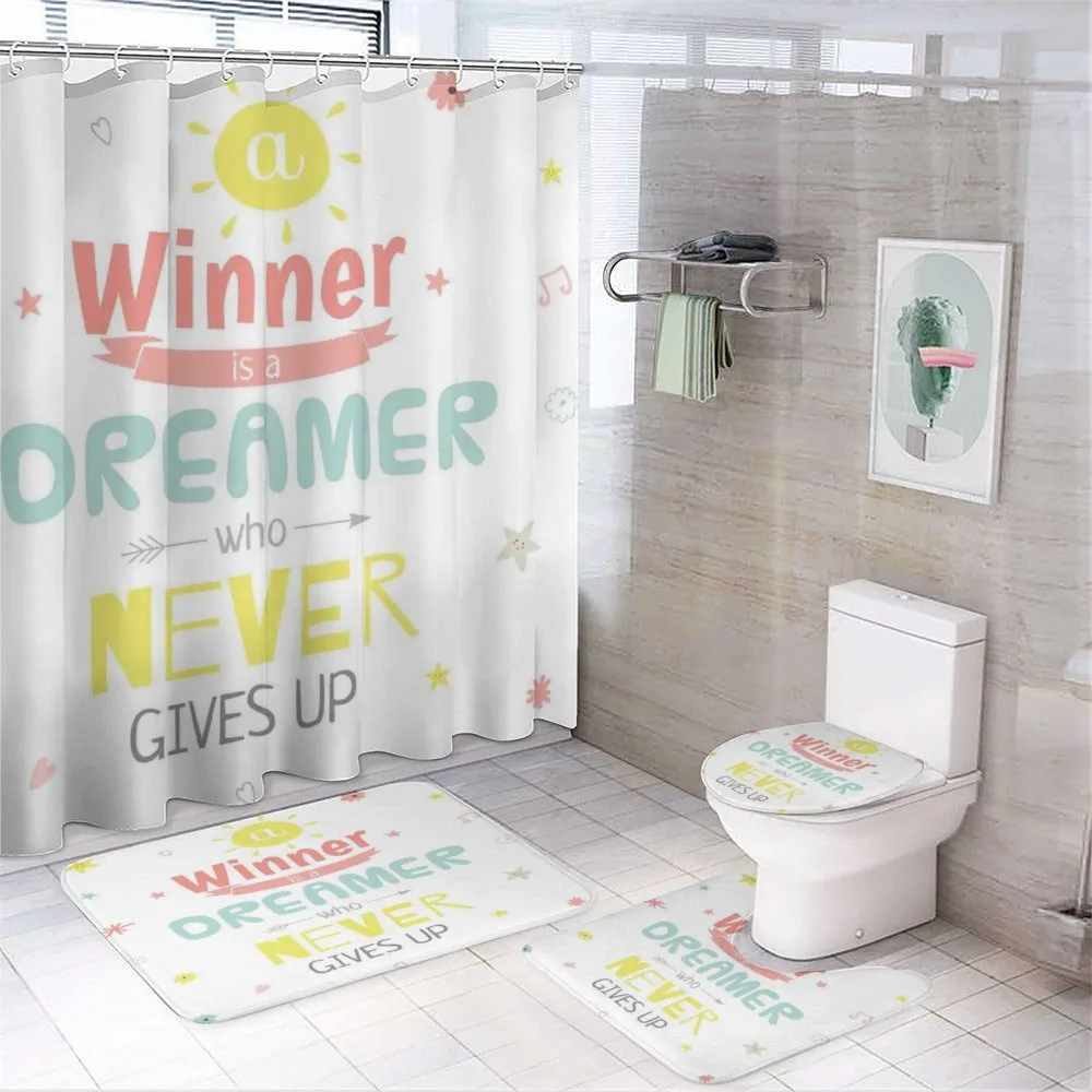 Positive Words — 4-Piece Bathroom Set preview