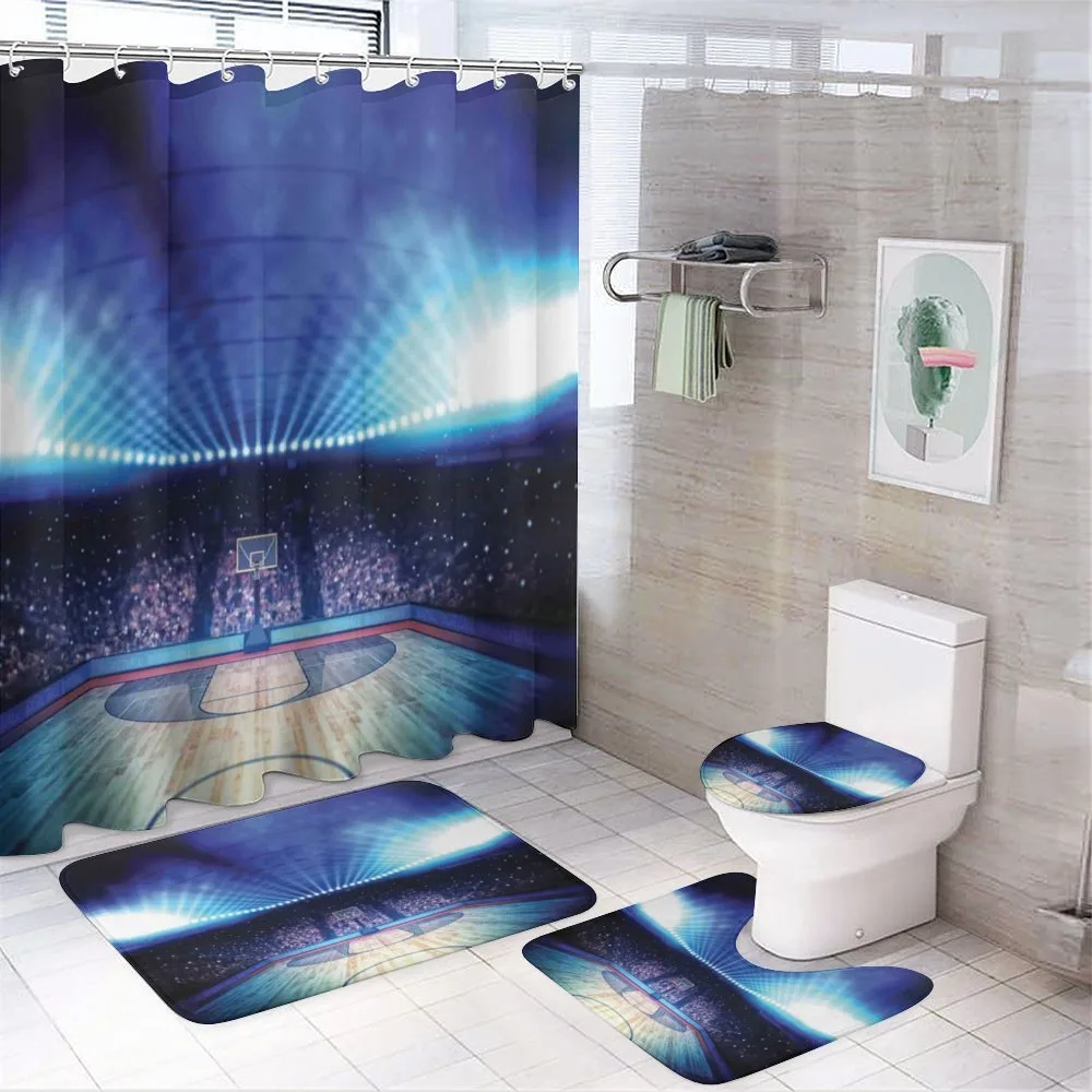 Basketball Arena Game — 4-Piece Bathroom Set preview