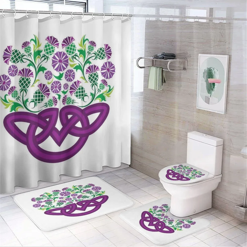 Celtic Knot Basket Form — 4-Piece Bathroom Set preview