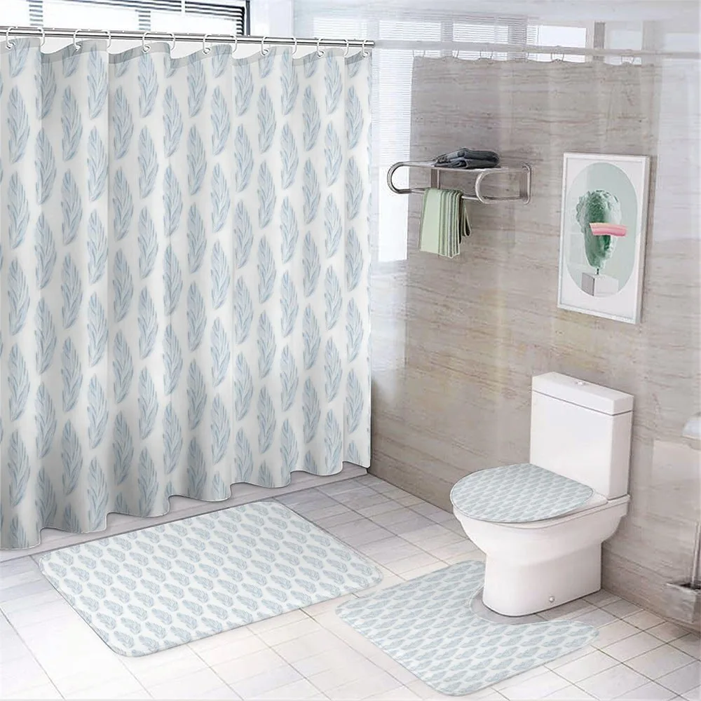 Quills Pattern — 4-Piece Bathroom Set preview