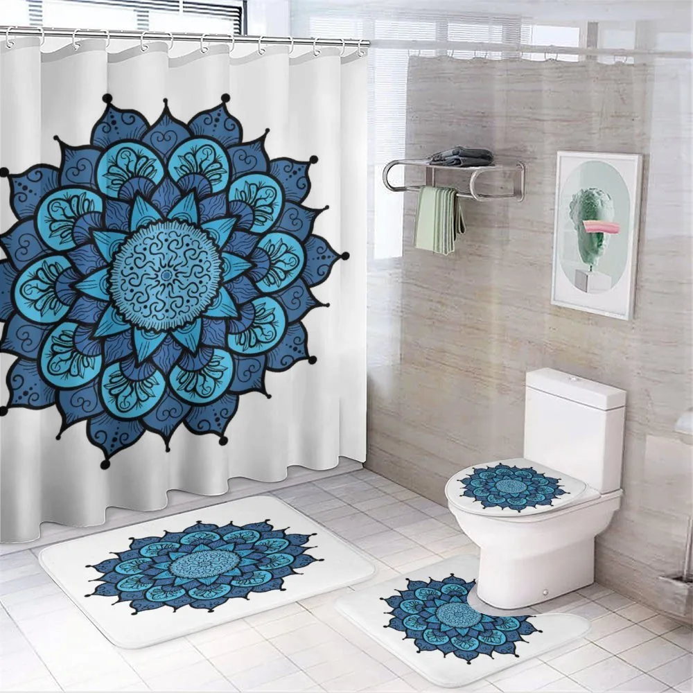 Vintage Folk Flower — 4-Piece Bathroom Set preview