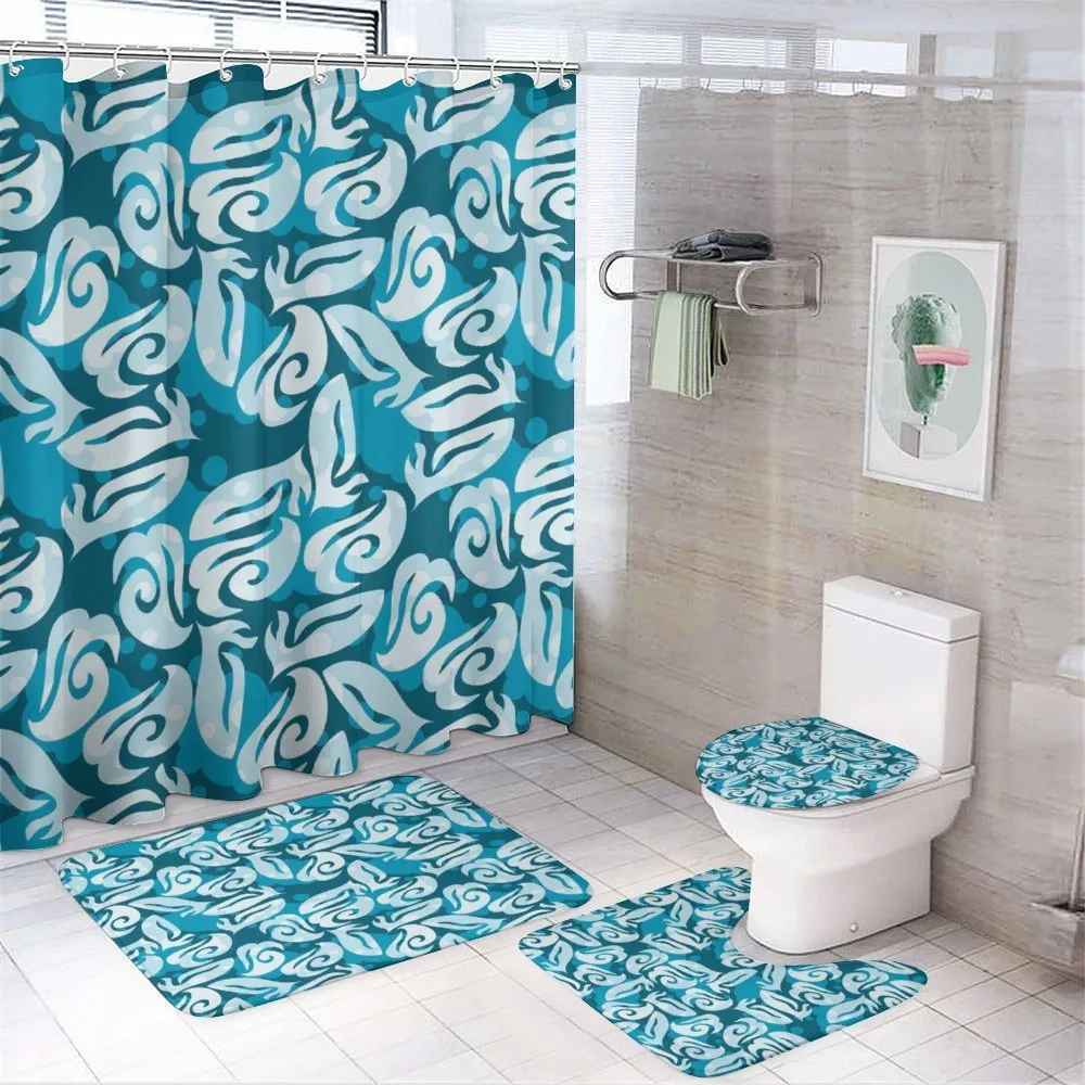 Classic Shabby Plant — 4-Piece Bathroom Set preview
