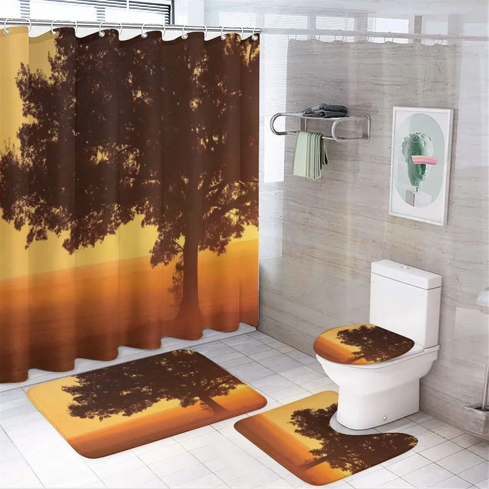 Countryside Farm Sunrise — 4-Piece Bathroom Set preview