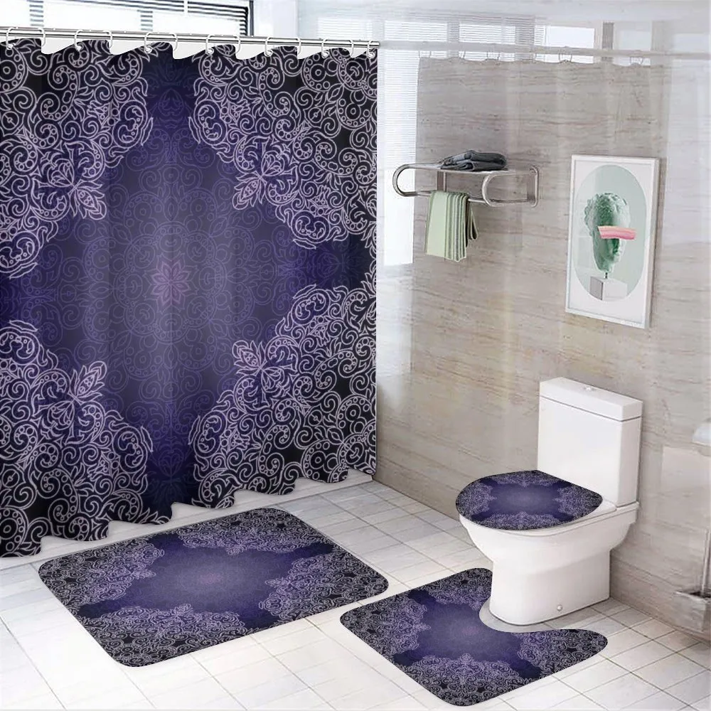 Floral Lacework — 4-Piece Bathroom Set preview