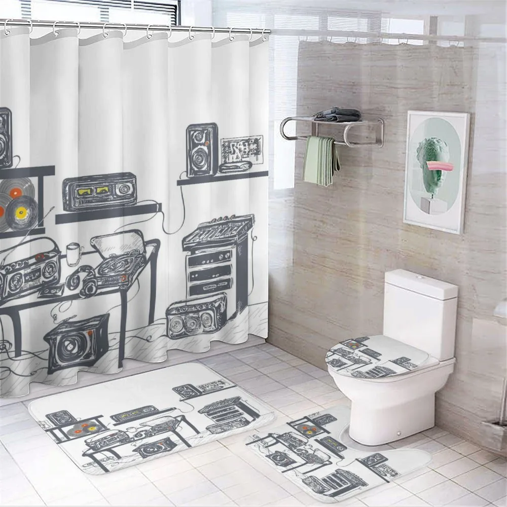 Music Devices Turntable — 4-Piece Bathroom Set preview