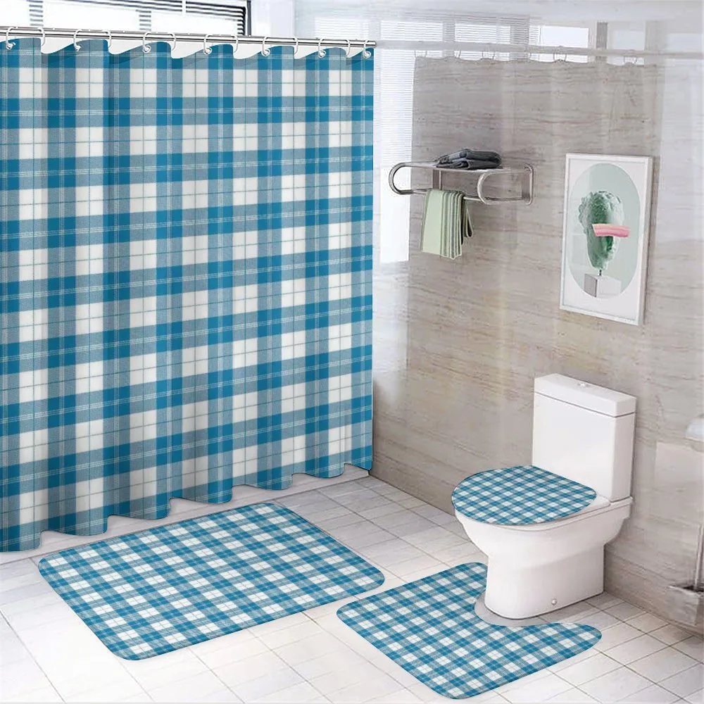 Scottish Checkered — 4-Piece Bathroom Set preview