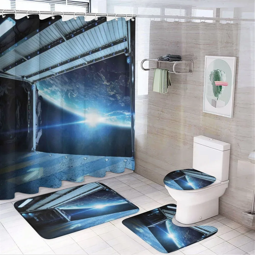 Stars Galactic Journey — 4-Piece Bathroom Set preview