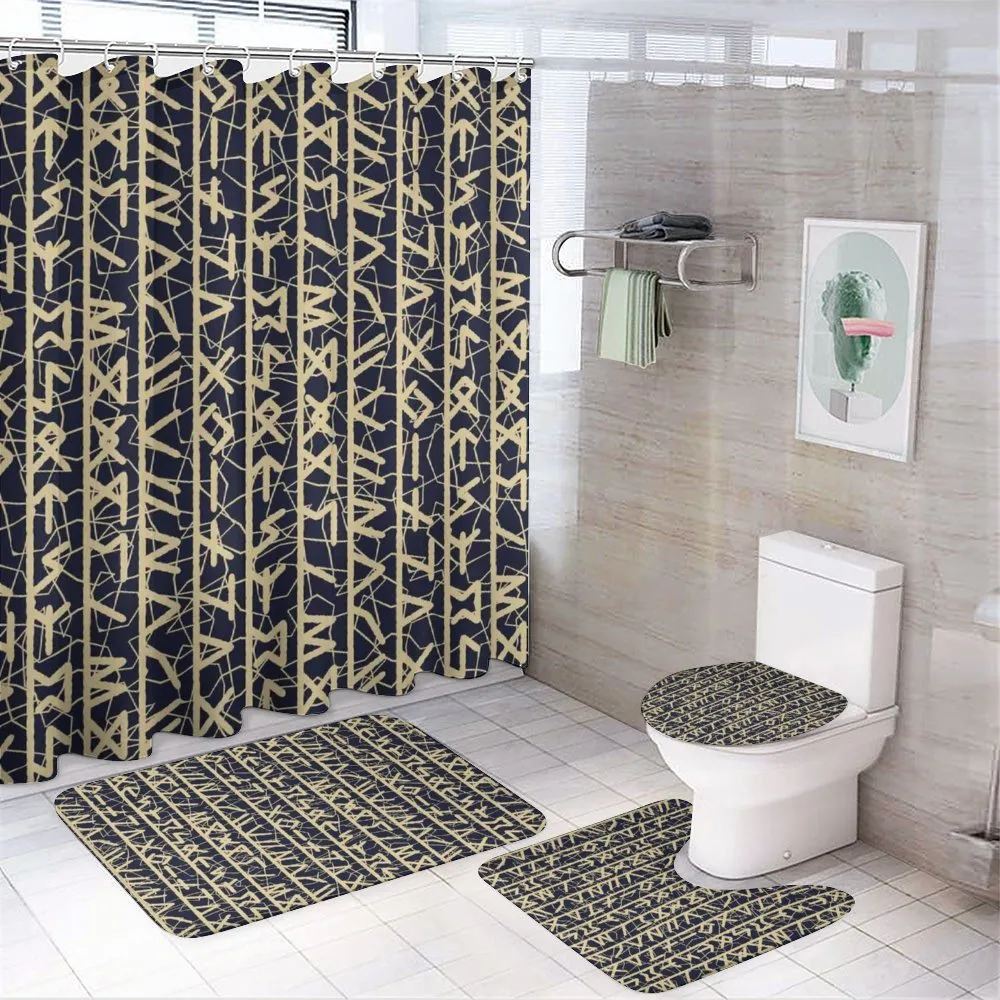 the Occult Symbols — 4-Piece Bathroom Set preview