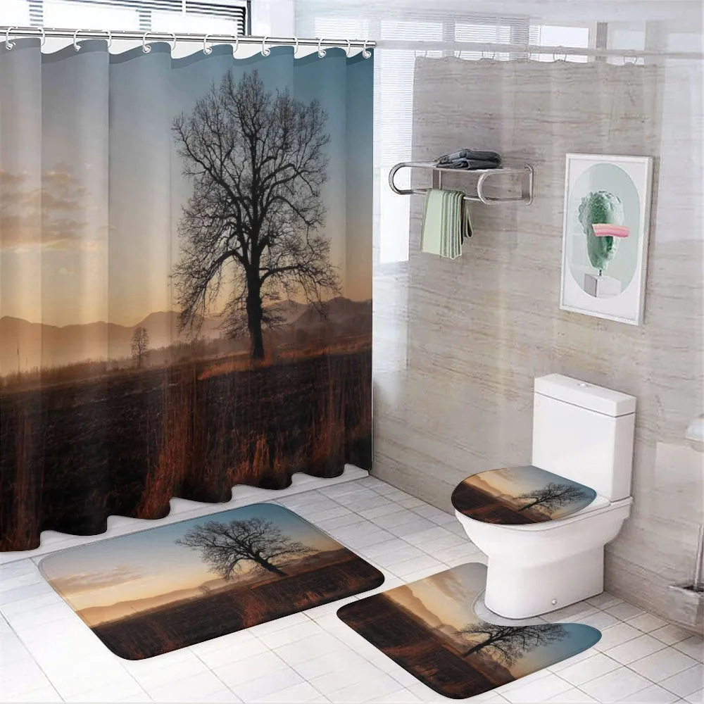 Countryside Autumn Dusk — 4-Piece Bathroom Set preview