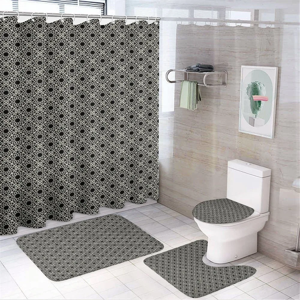 Far Eastern Lattice — 4-Piece Bathroom Set preview
