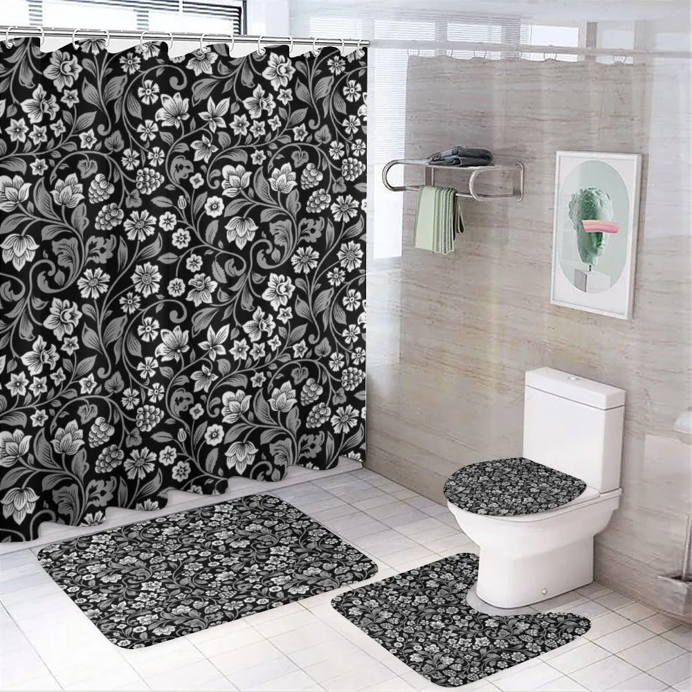 Floral with Berries — 4-Piece Bathroom Set preview
