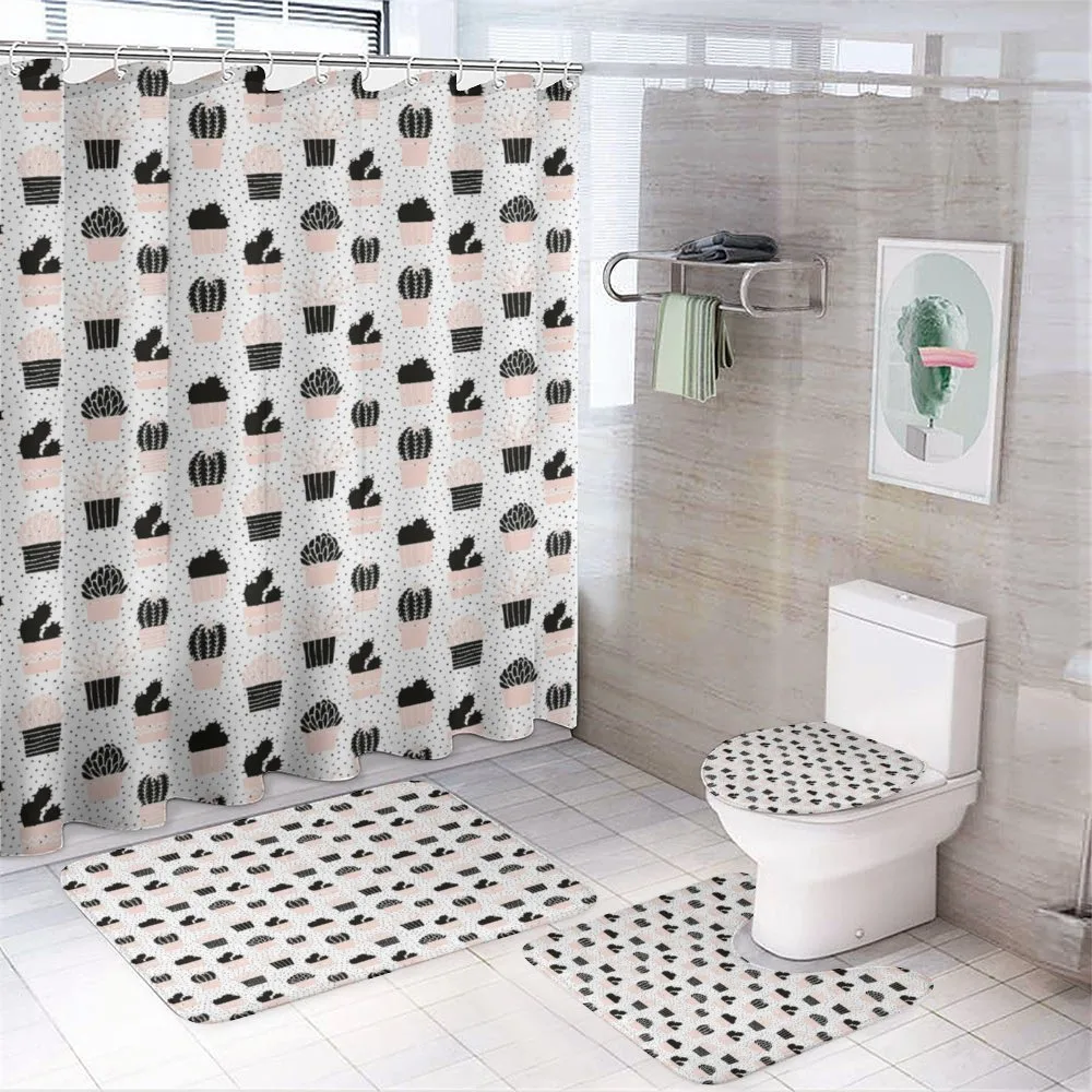 Foliage Silhouettes — 4-Piece Bathroom Set preview