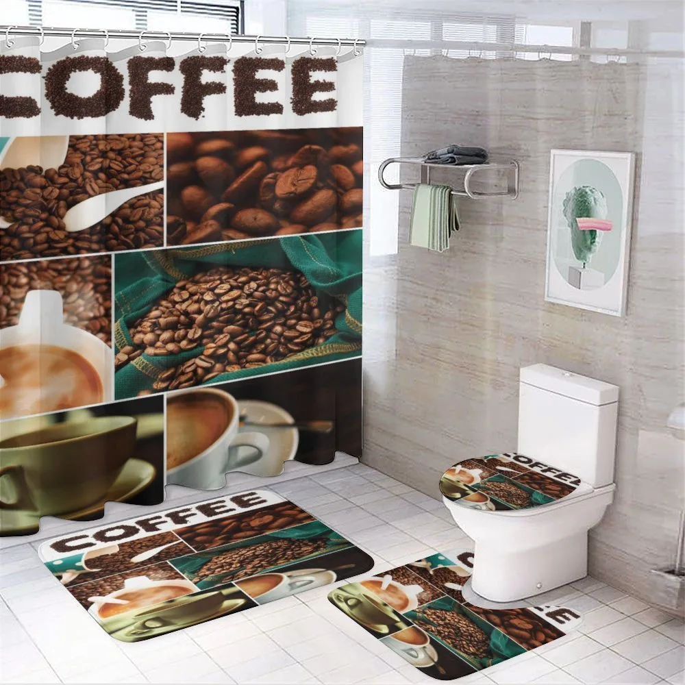 Photo Collage Relax Time — 4-Piece Bathroom Set preview