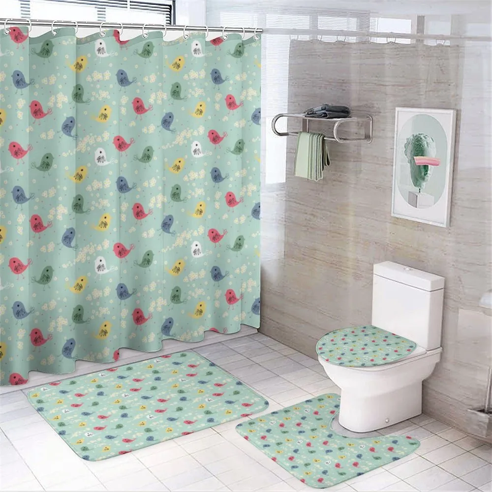 Chamomile Daisy Summer Season — 4-Piece Bathroom Set preview
