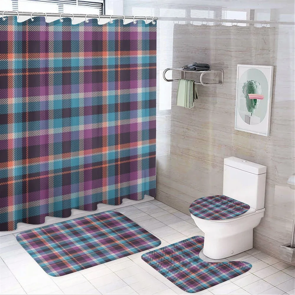 Scotland Country Tile — 4-Piece Bathroom Set preview