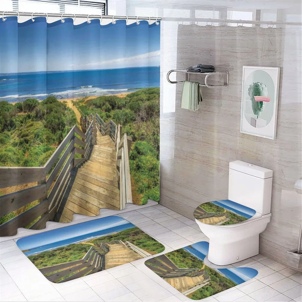 Summer Beach Island — 4-Piece Bathroom Set preview