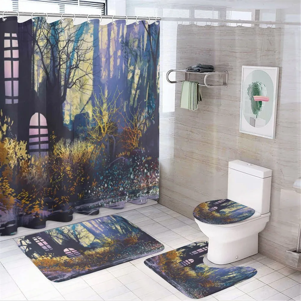 Tree City Animation — 4-Piece Bathroom Set preview
