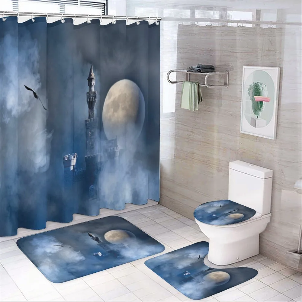 Castle on Clouds Gothic — 4-Piece Bathroom Set preview