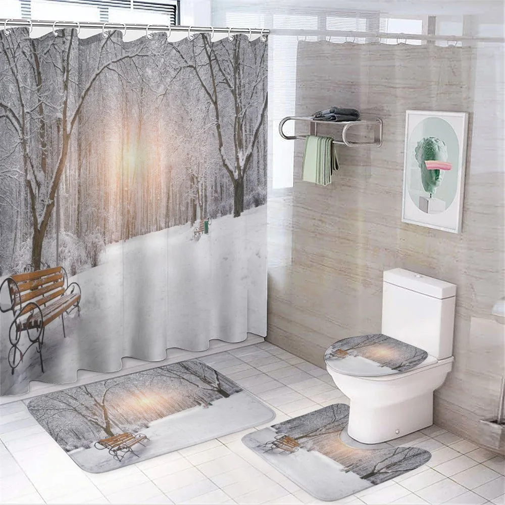 City Park Sunset Forest — 4-Piece Bathroom Set preview