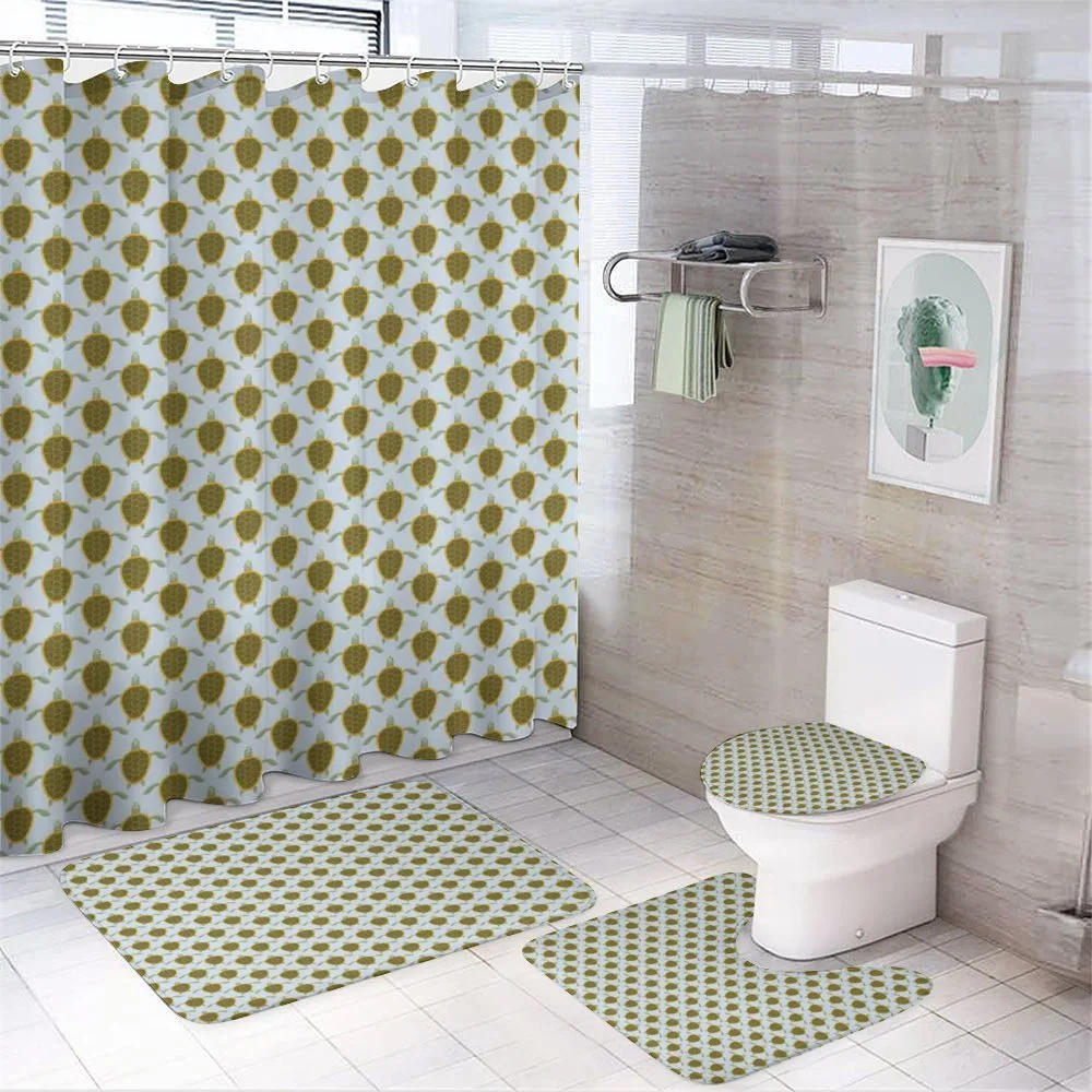 Flock Geometric Shells — 4-Piece Bathroom Set preview