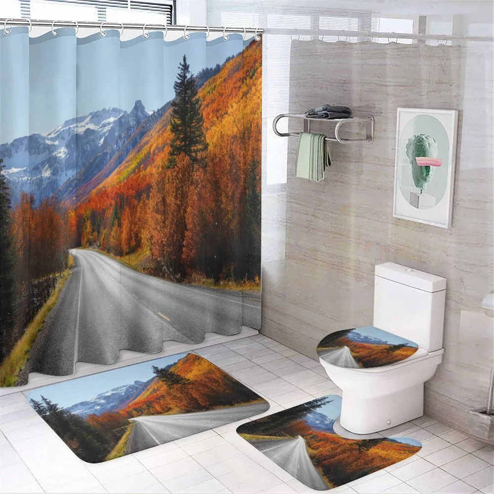Highway Countryside Travel — 4-Piece Bathroom Set preview