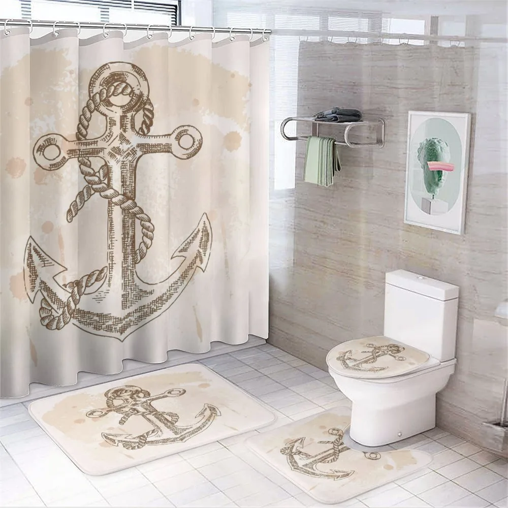 Navy Rope Summer Holiday — 4-Piece Bathroom Set preview